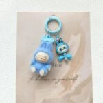 Mini Labubu Keychain - Blue - ZIZI