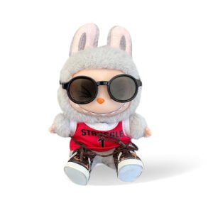 Fashion Dress - Red Jersey + Sunglasses + LV Style Shoes