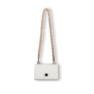 Fashion Dress - Labubu White Chanel Style Bag