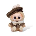 Fashion Dress - Brown Beret & Cape Set