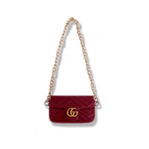Fashion Dress - Labubu Gucci Style Red Bag