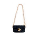 Fashion Dress - Labubu Gucci Style Black Bag