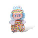 Fashion Dress - Colorful overalls + top + hat + necklace