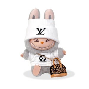Fashion Dress - LV Style White Top+ Hat +LV Alma Style Bag